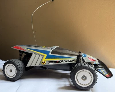 Vintage 1989 Thunder Dragon 1/14 scale Tamiya quick drive Car Only Untested. - Image 1 of 4