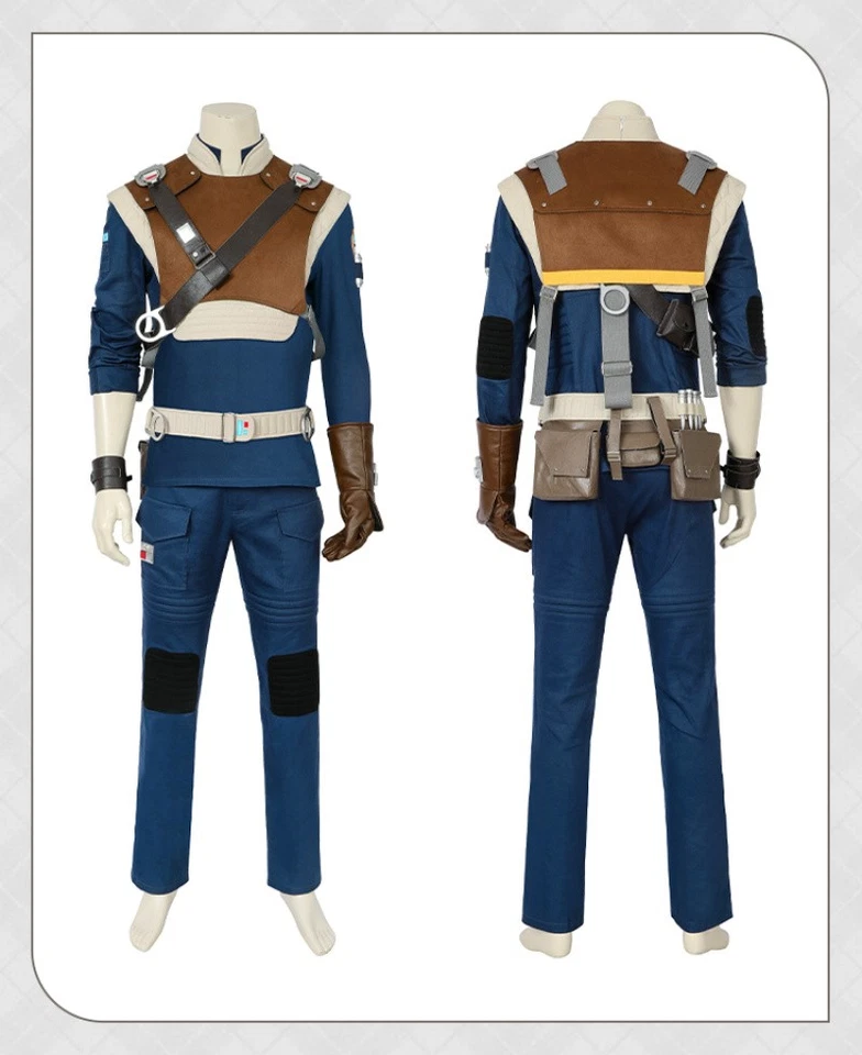 Star Wars Orden Jedi Cal Kestis Disfraz Disfraz Conjunto Completo Moda Vestir Foto 1 de 4