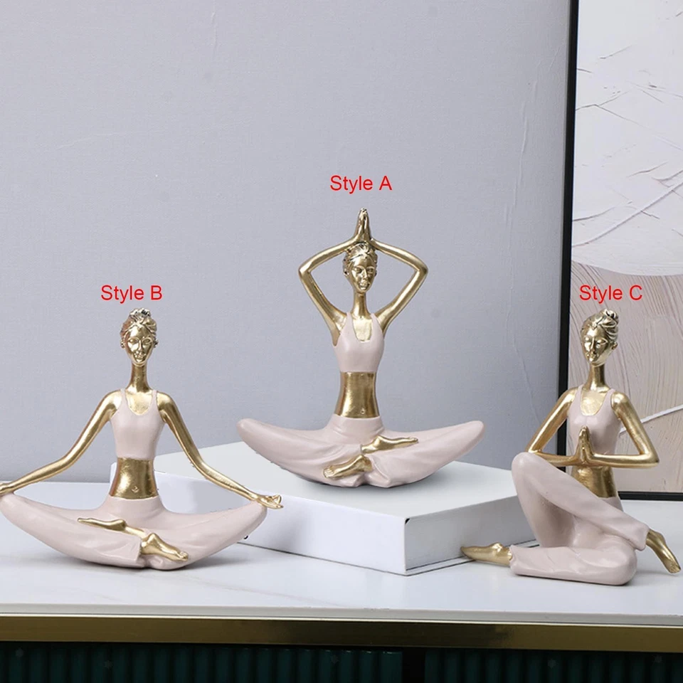 Estatuas Estatuillas Resina Artesanía Niña Moderna Estatua Mujeres Posar Foto 1 de 1