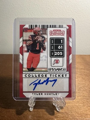 2020 Panini Contenders Draft Picks - College Ticket Autograph Tyler Huntley #319 - Image 1 of 2