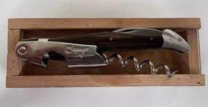 Laguiole - Cepage Folding Waiter’s Corkscrew -Wood Handle - Made in France - Picture 1 of 9