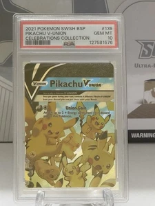PSA 10 Pikachu V-Union SWSH139 SWSH: Sword & Shield Promo Cards Holo - Picture 1 of 2