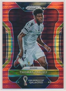 2022-23 Panini Prizm World Cup Qatar Red Breakaway MOJO /99 Thomas Partey #235 - Picture 1 of 2