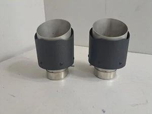 NEW BMW TW-TL-428 MTuning Exhaust Pipe Tip Set d=65mm 2023 OEM - Picture 1 of 7