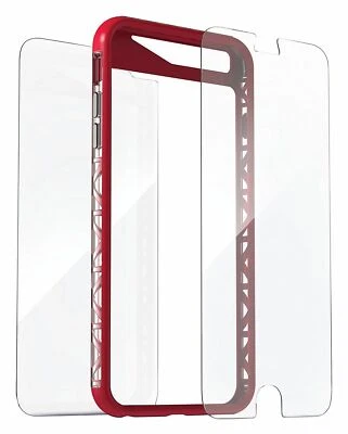 Funda protectora Zagg iPhone 6/6s Orbit Extreme cuerpo completo HDX escudo invisible roja Foto 1 de 3