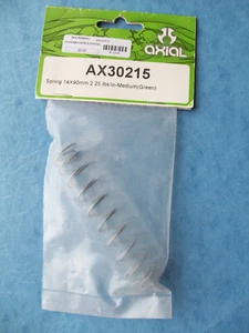 GENUINE AXIAL 30215 SHOCK SPRING 14 X 90MM 2.25 LBS/IN MEDIUM GREEN AX30215 NIP - Picture 1 of 1