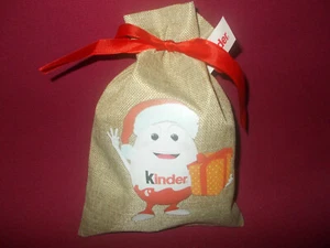 KINDER KINDERINO BABBO NATALE  SACCHETTO PORTA DONI PORTADONI SACCO KINDER 2019 - Picture 1 of 4