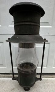 Vintage The Dressel Railway Lampworks New York Post Lantern-30” Tall