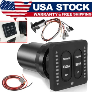 15170-001 LED Integrated Indicator Tactile Trim Tab Switch Kit for Lenco Marine - Foto 1 di 19