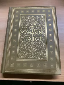 c1881 "MAGAZINE OF ART" BOUND ISSUES LARGE 1.6kg ANTIQUE BOOK (P8) - Picture 1 of 24