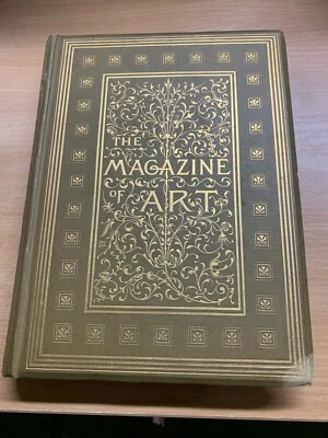 c1881 "MAGAZINE OF ART" BOUND ISSUES LARGE 1.6kg ANTIQUE BOOK (P8) - Image 1 of 4
