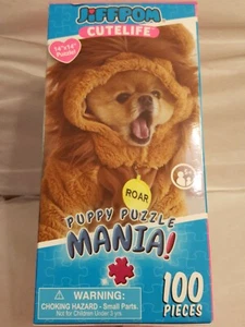 Jiffpom CuteLife Puzzle 14"x14" Ages 5+ Puppy Puzzle Mania - Picture 1 of 10