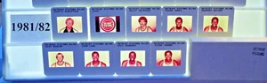 1981-82 NBA TV card/slide tm set Detroit Pistons Isiah Thomas ROOKIE card Benson - Bild 1 von 5