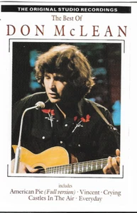 THE BEST OF DON McLEAN - CASSETTE ALBUM - TCMTL 1065 - CLASSIC ROCK COMPILATION - Picture 1 of 11