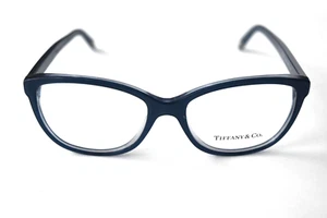 Tiffany & Co. Authentic Rx Small Blue Gold TF2121 8189 52-16-140 Eyeglasses - Picture 1 of 4