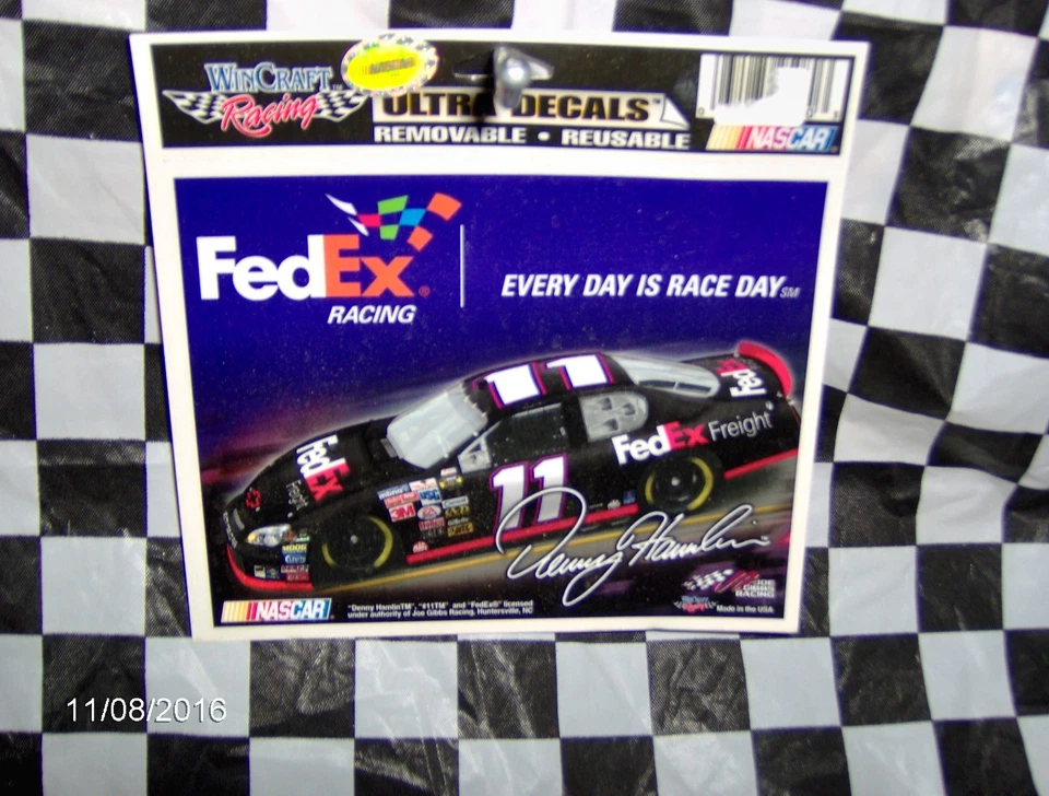 Calcomanía Denny Hamlin FedEx # 11 Freight Ultra Foto 1 de 1