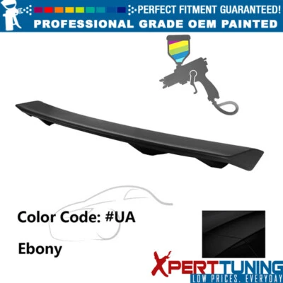 Fits 10-14 Ford Mustang LS Style ABS Trunk Spoiler Wing Painted #UA Ebony - Image 1 of 4