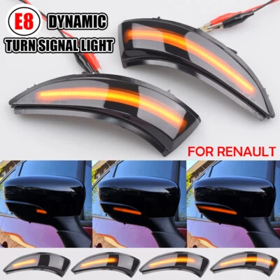 Luz de señal de giro secuencial LED para Renault Clio MK4 2013 2014 2015-2016 Foto 1 de 4