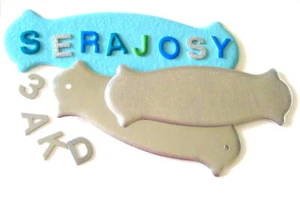 Türschilder Buchstaben Zahlen Efcolor Farbschmelzpulver  Alu zum Emaillieren - Bild 1 von 9