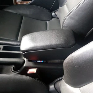 Para Audi A3 8P 2003-2012 Negro Reposabrazos Central Tapa Cubierta Cuero,Accesorios - Imagen 1 de 6