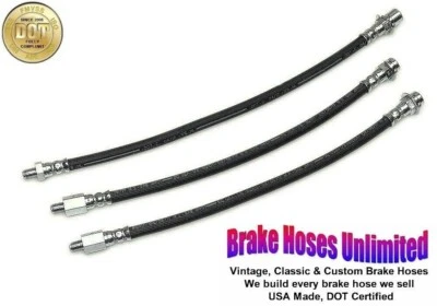 JUEGO MANGUERA FRENO MERCURY MONTEREY 1961 1962 Foto 1 de 2