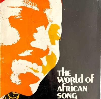 Libro de canciones The World of African Song History Vocals 1971 primera edición DWP1 Foto 1 de 4