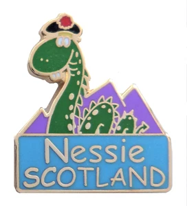 Insignia prendedor monstruo del lago Ness de Escocia Nessie - Imagen 1 de 3