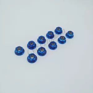 Tuercas de brida de titanio Ti azul ardiente MTB M5x0,8 mm talla 5 10 un. - Imagen 1 de 3
