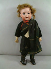 9" Antyczny niemiecki AM 390 W PEŁNI PRZEGUBOWY Scottish Boy Doll A/O Świetne buty LOOK!