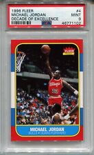 '96 Decade Michael Jordan 1986 Fleer Basketball Rookie Card Replicate PSA MINT 9