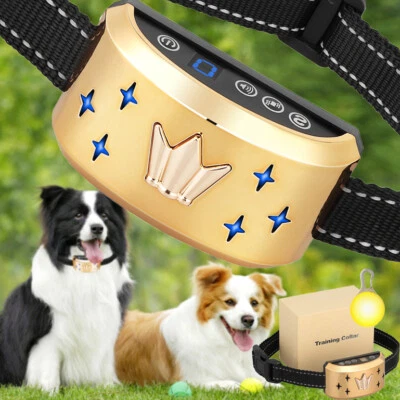 GOPETEE Himaly Antibell Hundehalsband Erziehungshalsband Hunde Für Haustier Wasserdicht