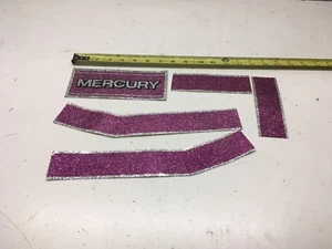 W5 Mercury Racing Vintage Marine Vinyl Decal Set Stickers - Picture 1 of 3