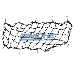 Motorcycle Stretchy Elastic Cargo Luggage Net 15" x 30" Black - Picture 1 of 1