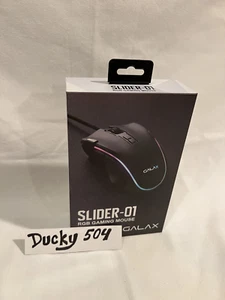 Galax - Gaming Mouse Slider-01 - Black RGB - Brand New Factory Sealed - Picture 1 of 8
