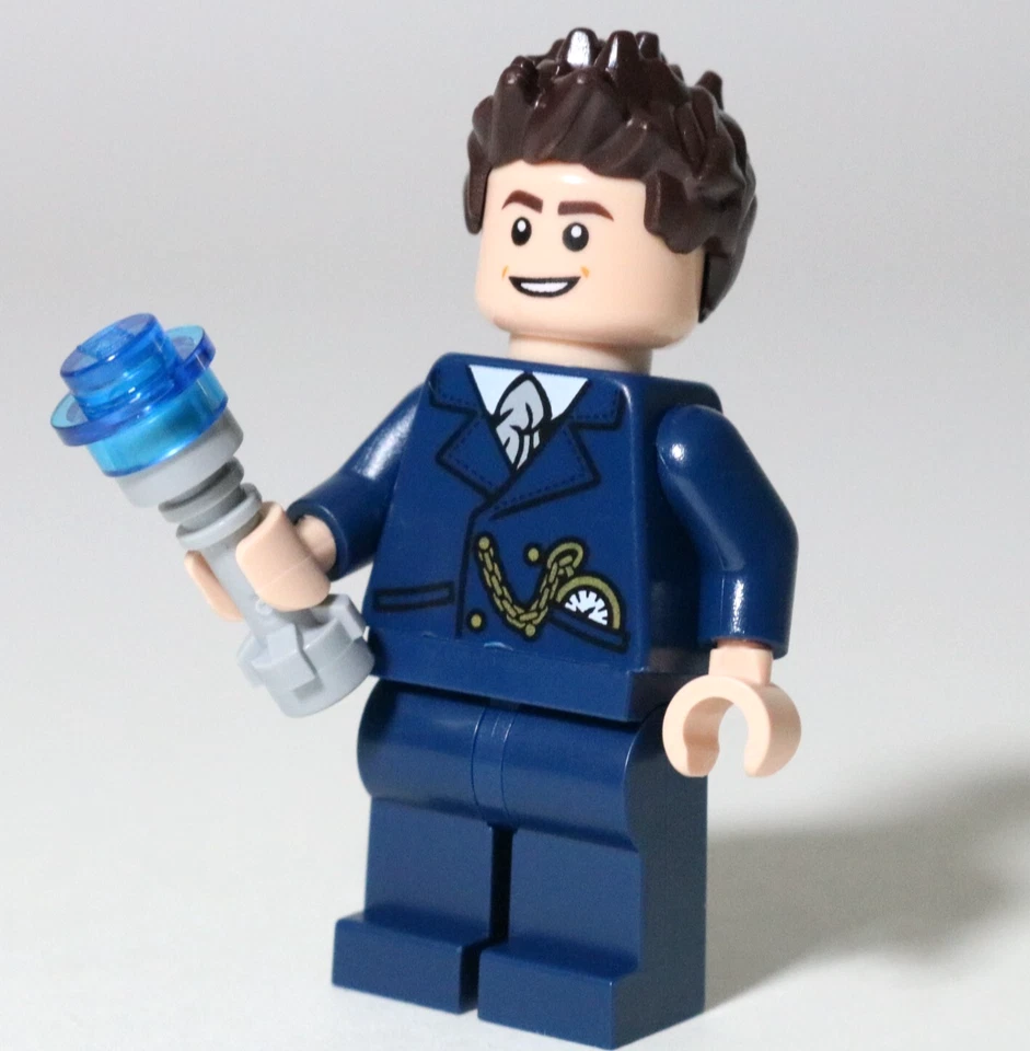 Made of LEGO Parts - 10th Doctor Minifigure My Own Build Doctor Who Tennant - Image 1 of 4