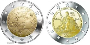 2x2 euro Malta 2023 Kopernikus - Napoleon in original Coincard   VVK - Bild 1 von 1