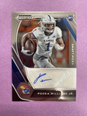 2021 Panini Prizm Draft FOTL Pooka Williams Jr RC Rookie Auto BENGALS - Image 1 of 2