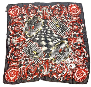 ESCADA MARGARETHA LEY SILK SCARF BEAUTIFUL VINTAGE 80'S MINT CONDITION - Picture 1 of 5