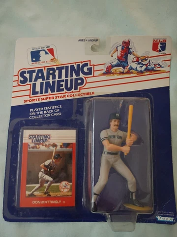 New 1988 Don Mattingly Starting Lineup MLB 1st year Cover