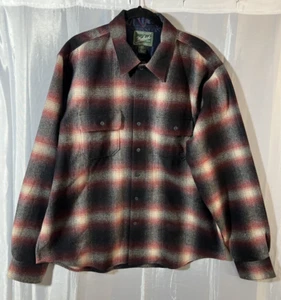 Woolrich Woolen Mills Shirt Men's XL Extra Large Flannel Button Up Check Western - Picture 1 of 9