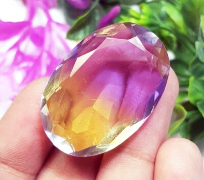 Brazilian Doublet Alexandrite Certified Loose Gemstone 57.30 Ct With Free Gift - Image 1 of 4