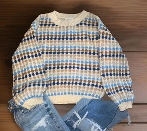 Blu Pepper Damen Ballonärmel Rundhals Small Griffin Pullover Oversize Kuschelig - Bild 1 von 10