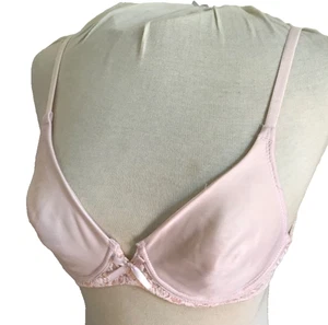 Vintage hellrosa Victoria’s Secret BH, neu Deadstock Bügel nicht gepolstert 32B - Bild 1 von 6