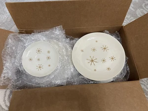 De colección Star Glow Royal China Royal-Ironstone 5 platos de cena y 5 platillos - Imagen 1 de 3