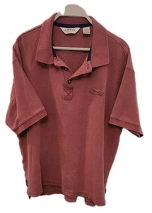 Orvis Mens XL Short Sleeve Polo Shirt Salmon - Picture 1 of 11
