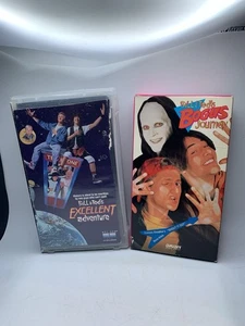 Bill & Ted’s Excellent Adventure & Bogus Journey VHS LOT of 2 READ - Picture 1 of 7