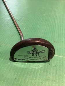Ram Zebra Face Balanced Mallet Black Head Putter Golf Club RH 35" All Original - Picture 1 of 8