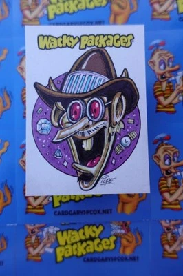 2024 WACKY PACKAGES HALLOWEEN ARTIST SKETCH CARD CHARACTER - DARRIN PEPE RD1-720 - Image 1 of 2