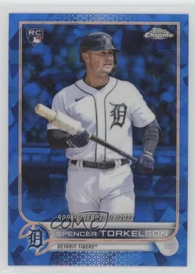 2022 Topps Chrome Update Sapphire Edition Debut Spencer Torkelson Rookie RC - Image 1 of 2