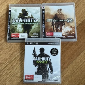 Call Of Duty Modern Warfare Trilogy Bundle Sony PlayStation 3 PS3 CoD MW 1 2 3 - Picture 1 of 9
